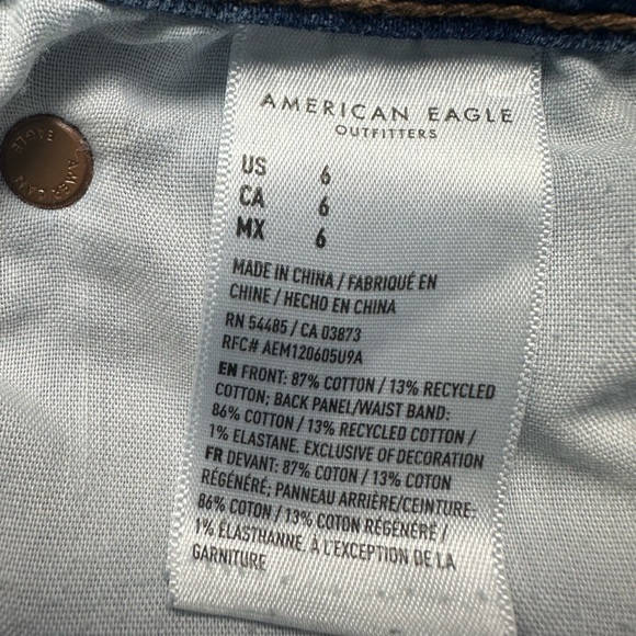 American Eagle Outfitters Strigid Blue Jeans - Picture 3 of 4
